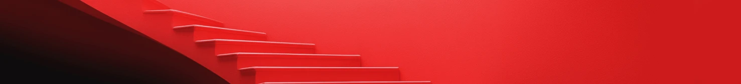 Red Stairs Background